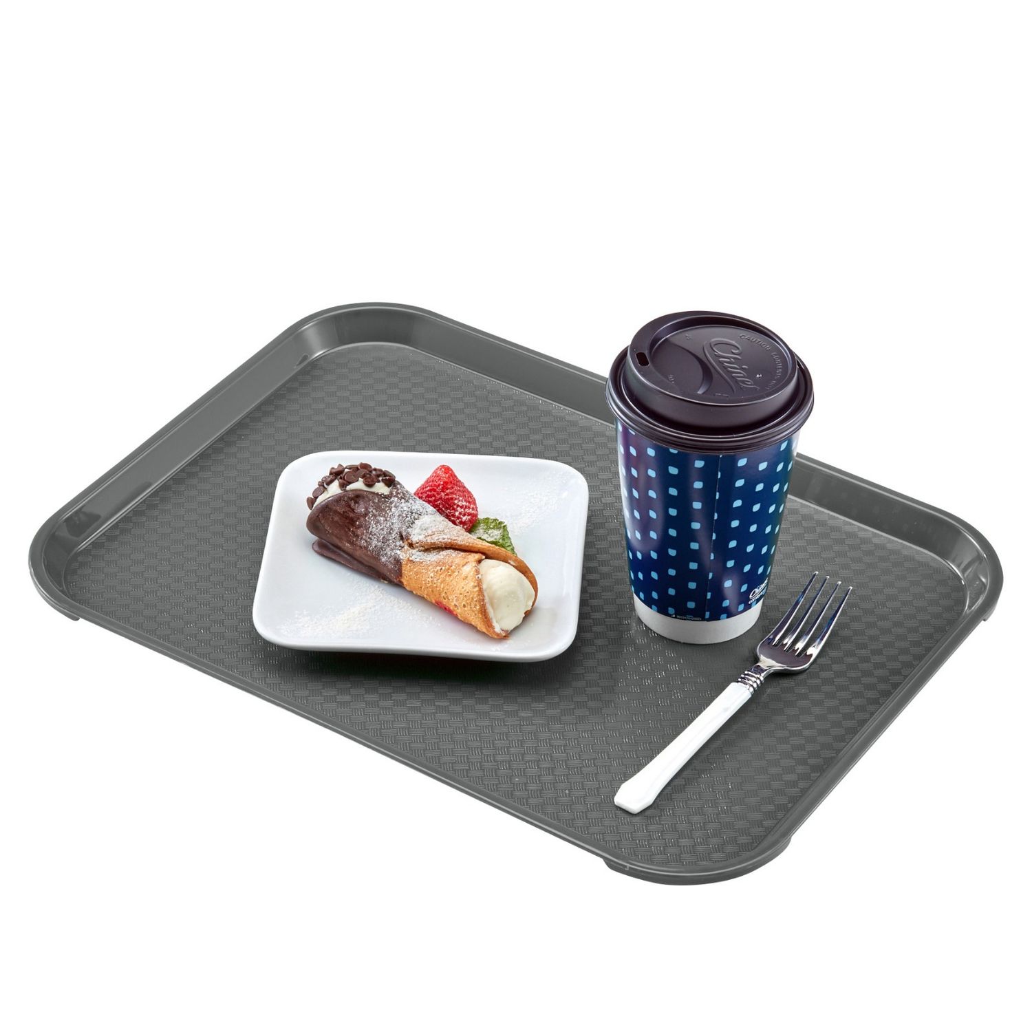 Polüpropüleenist kandik fast food, suur, Cambro, Helehall, 355x457x(H)21mm