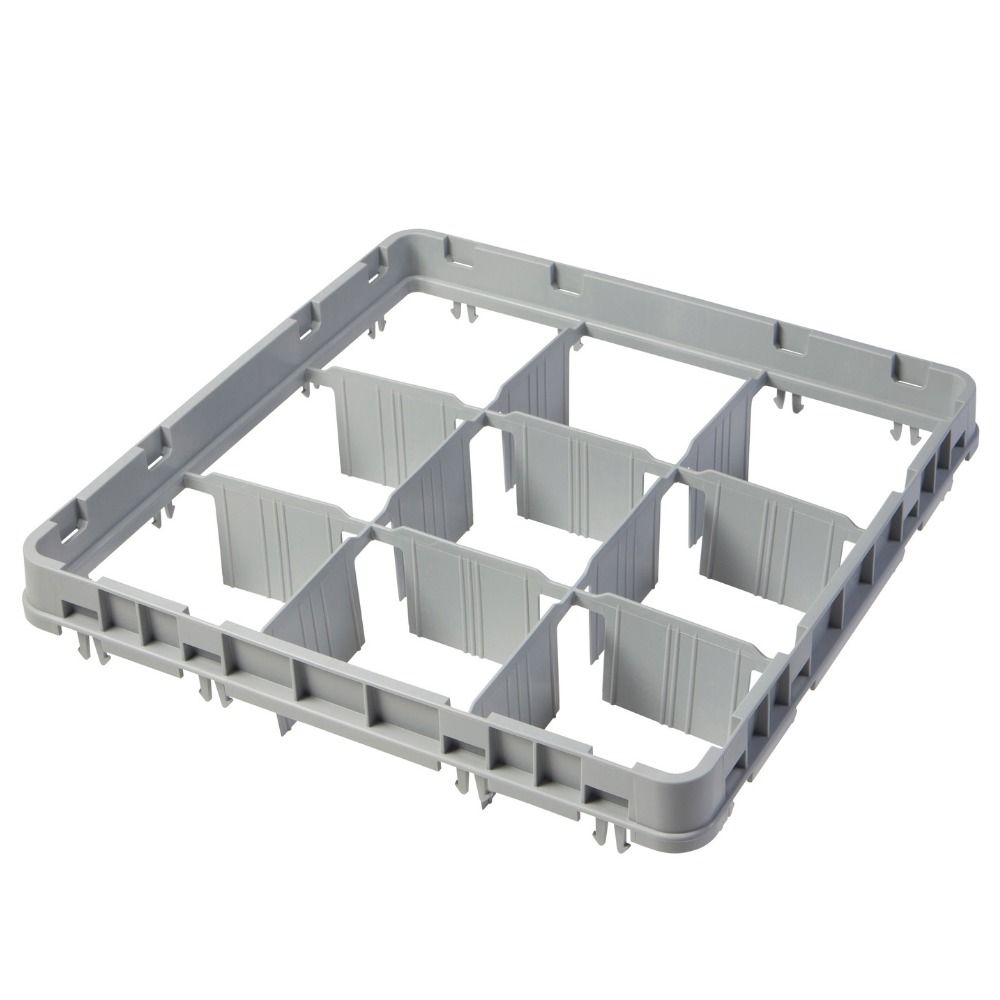 Korvide jätk full drop 500 x 500 mm, hall, nudel E1, Cambro, Helehall, 499x499x(H)51mm