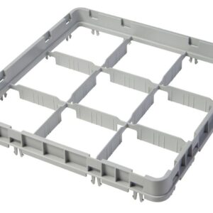 Korvide jätk half drop 500 x 500 mm, hall, mudel E2, Cambro, Helehall, 499x499x(H)51mm
