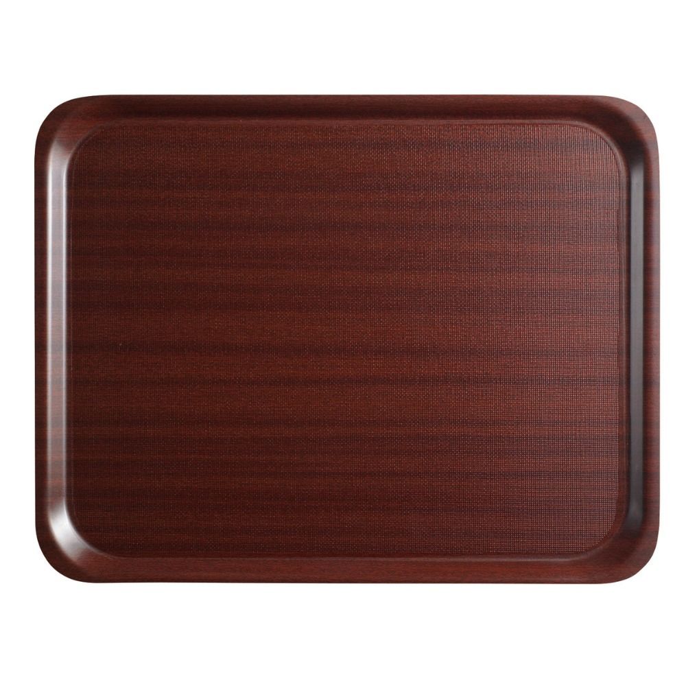 Serveerimiskandik Mykonos, täisnurkne, libisemiskindel, mahagon, Cambro, 430x610mm