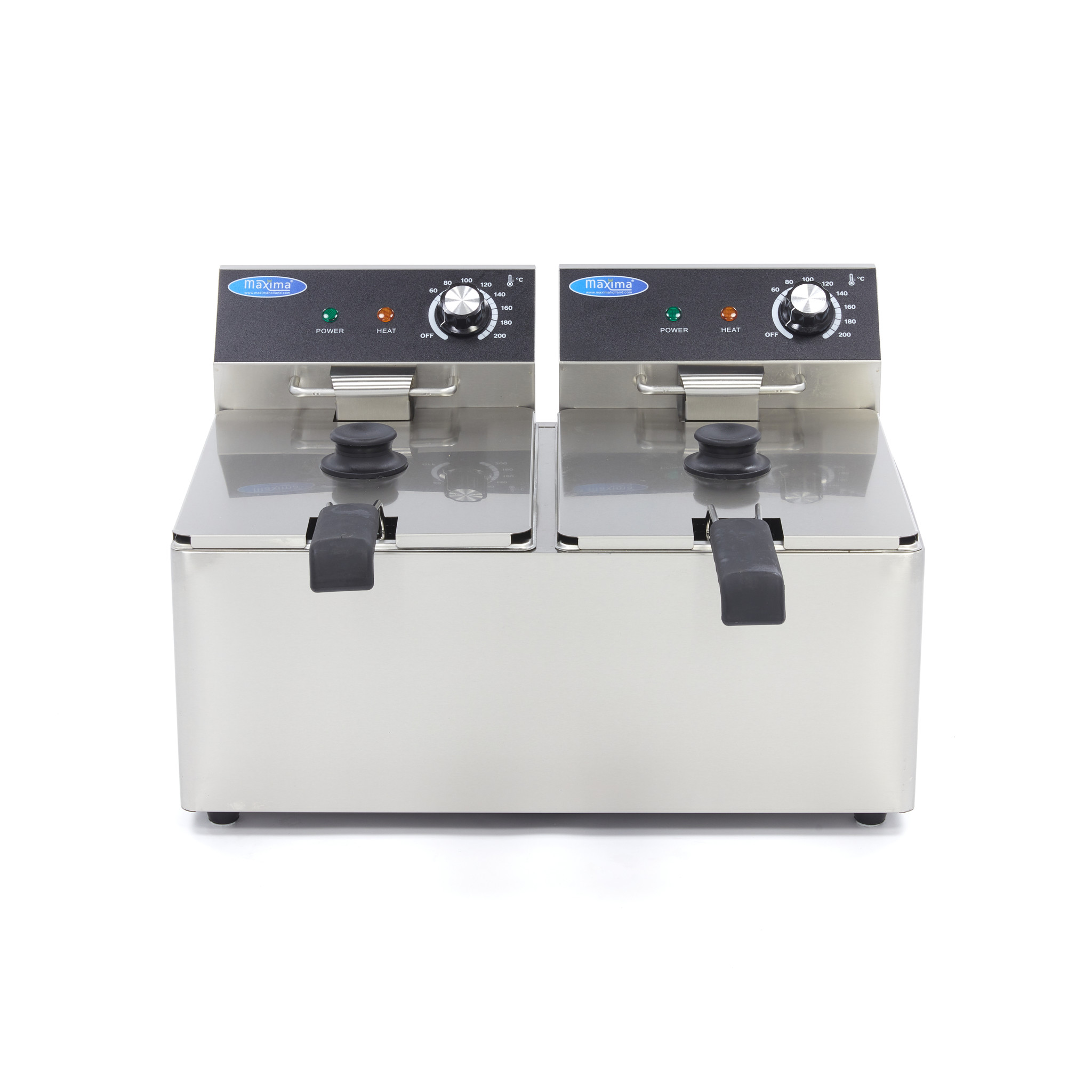 Fritüür 2 x 8L - topeltkorviga fritüür