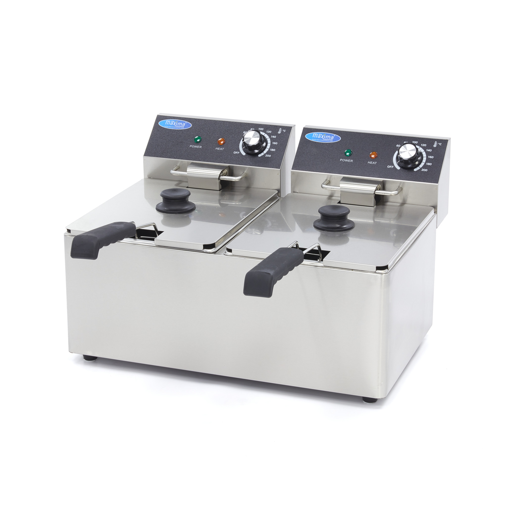 Fritüür 2 x 8L - topeltkorviga fritüür