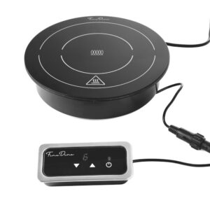 Induktsioon-kuumuti 800W, Fine Dine, Must, 230V/800W, ⌀245x(H)80mm