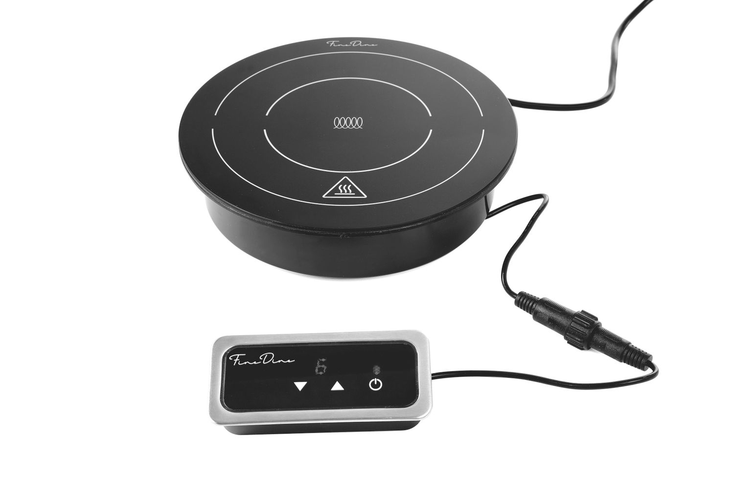 Induktsioon-kuumuti 800W, Fine Dine, Must, 230V/800W, ⌀245x(H)80mm - Image 4