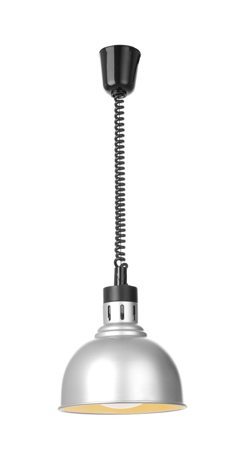 Tõstetav ja langetatav soojalamp, kuplikujuline, HENDI, Hõbedane, 230V/250W, ⌀250x(H)207mm