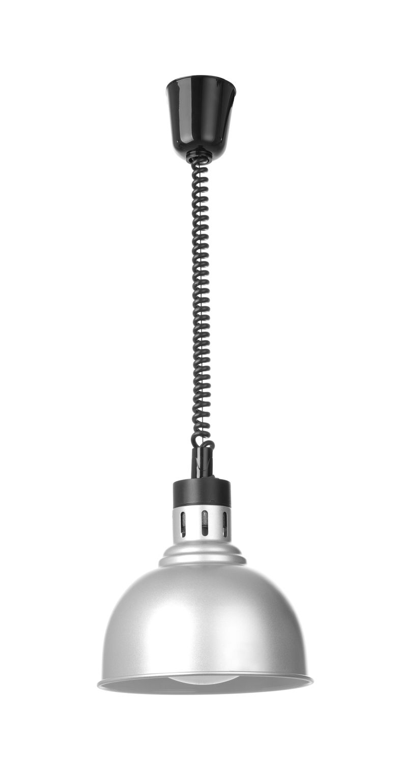 Tõstetav ja langetatav soojalamp, kuplikujuline, HENDI, Hõbedane, 230V/250W, ⌀250x(H)207mm