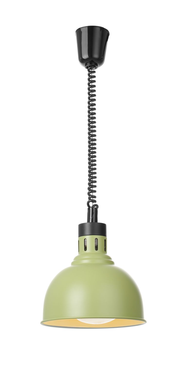 Tõstetav ja langetatav soojalamp, kuplikujuline, HENDI, Roheline, 230V/250W, ⌀250x(H)207mm