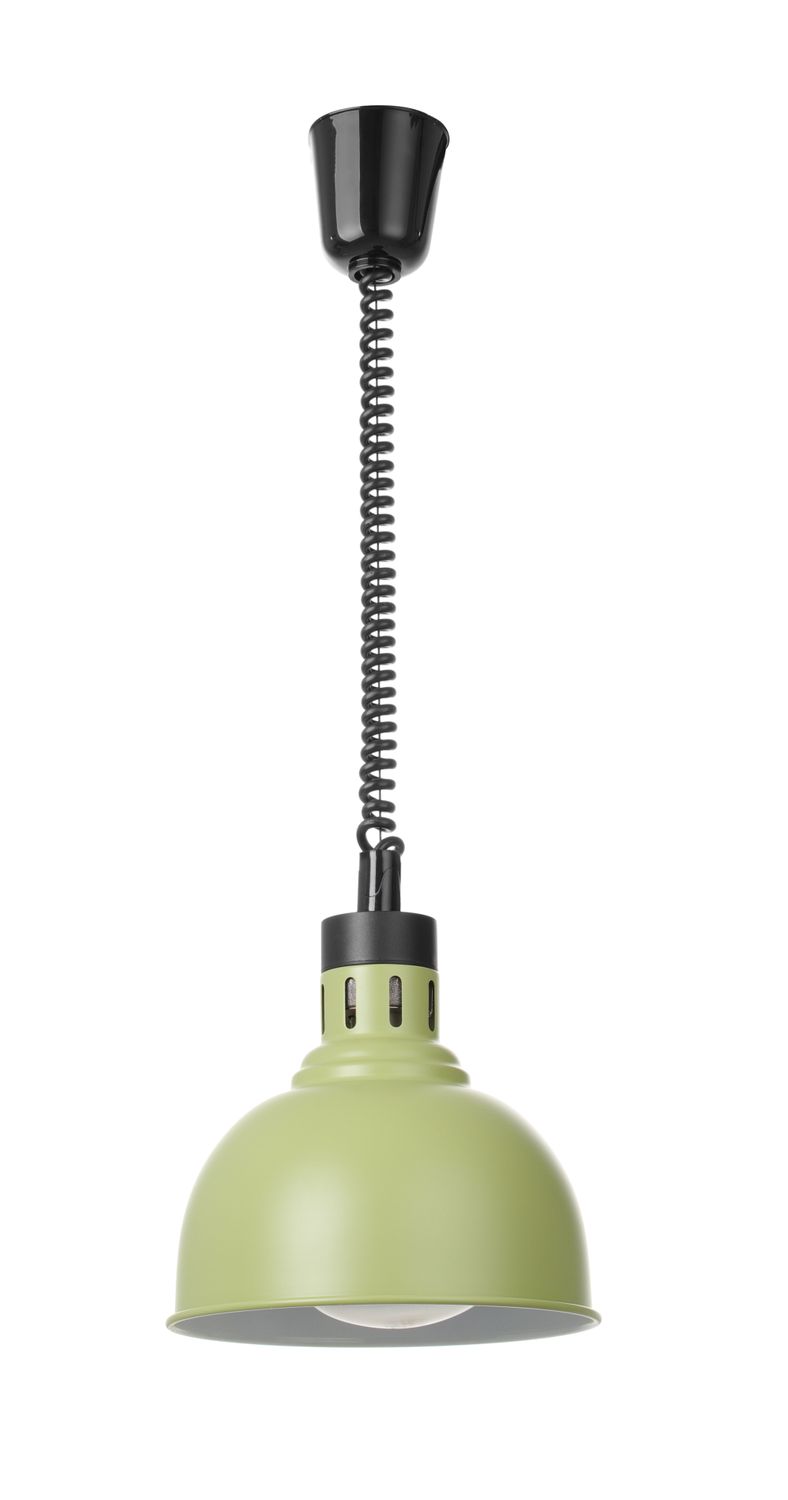 Tõstetav ja langetatav soojalamp, kuplikujuline, HENDI, Roheline, 230V/250W, ⌀250x(H)207mm