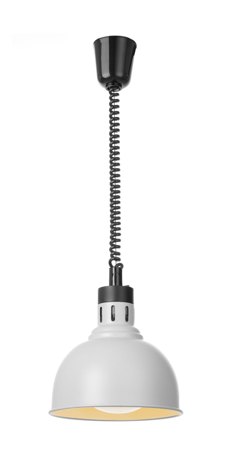 Tõstetav ja langetatav soojalamp, kuplikujuline, HENDI, Valge, 230V/250W, ⌀250x(H)207mm