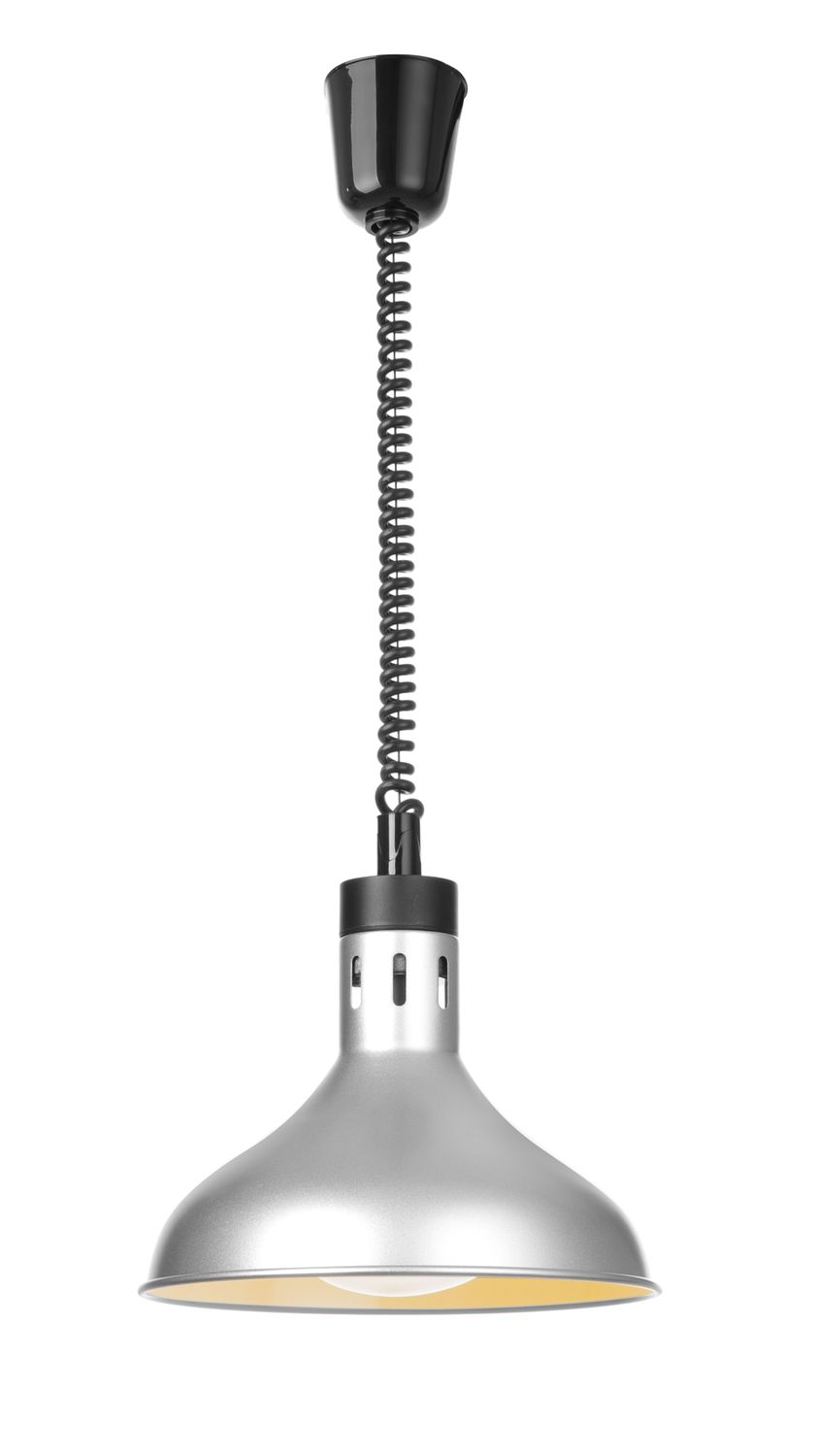 Tõstetav ja langetatav soojalamp, kellakujuline, HENDI, Hõbedane, 230V/250W, ⌀295x(H)207mm