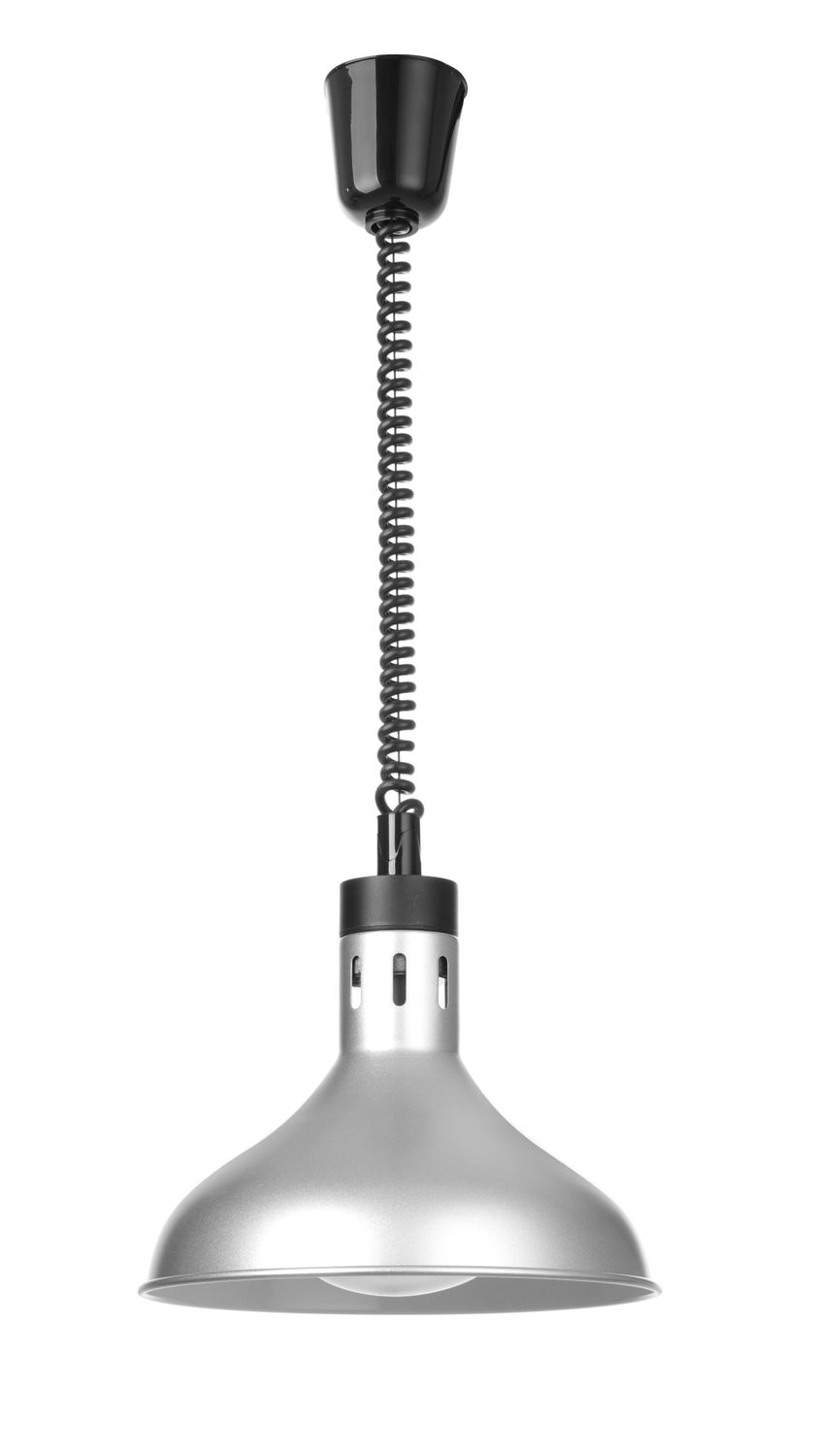 Tõstetav ja langetatav soojalamp, kellakujuline, HENDI, Hõbedane, 230V/250W, ⌀295x(H)207mm