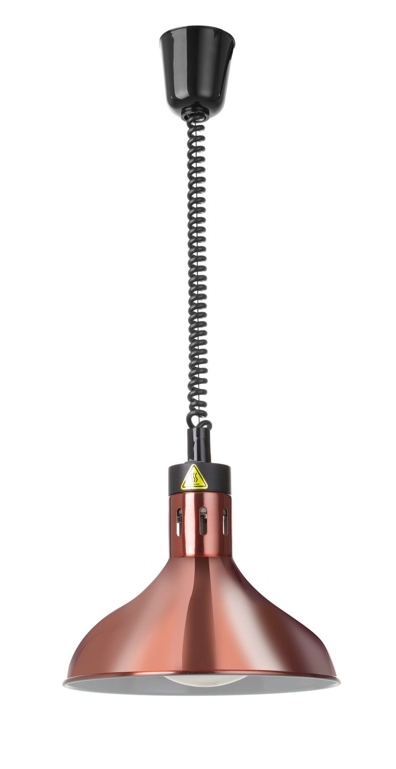 Tõstetav ja langetatav soojalamp, kellakujuline, HENDI, Vaskne, 230V/250W, ⌀295x(H)207mm