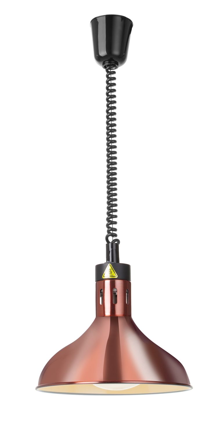Tõstetav ja langetatav soojalamp, kellakujuline, HENDI, Vaskne, 230V/250W, ⌀295x(H)207mm