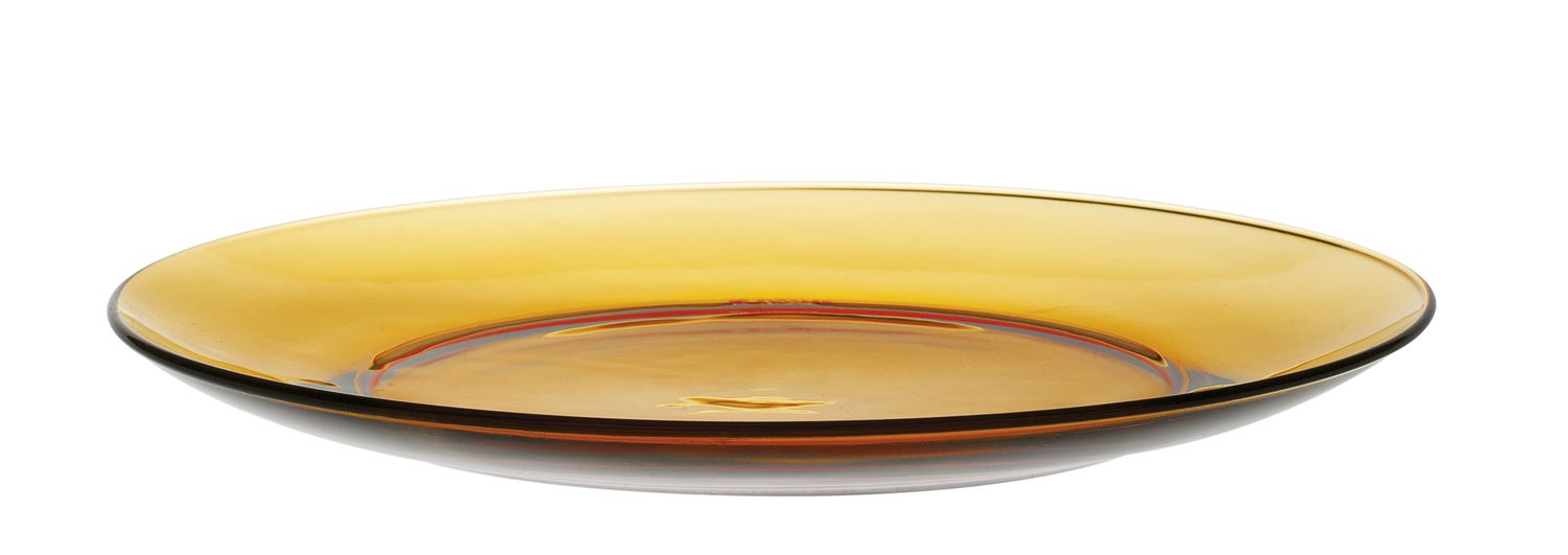Õõnesplaat LYS AMBER, Duralex, LYS AMBER, Oranž, ⌀235x(H)20mm
