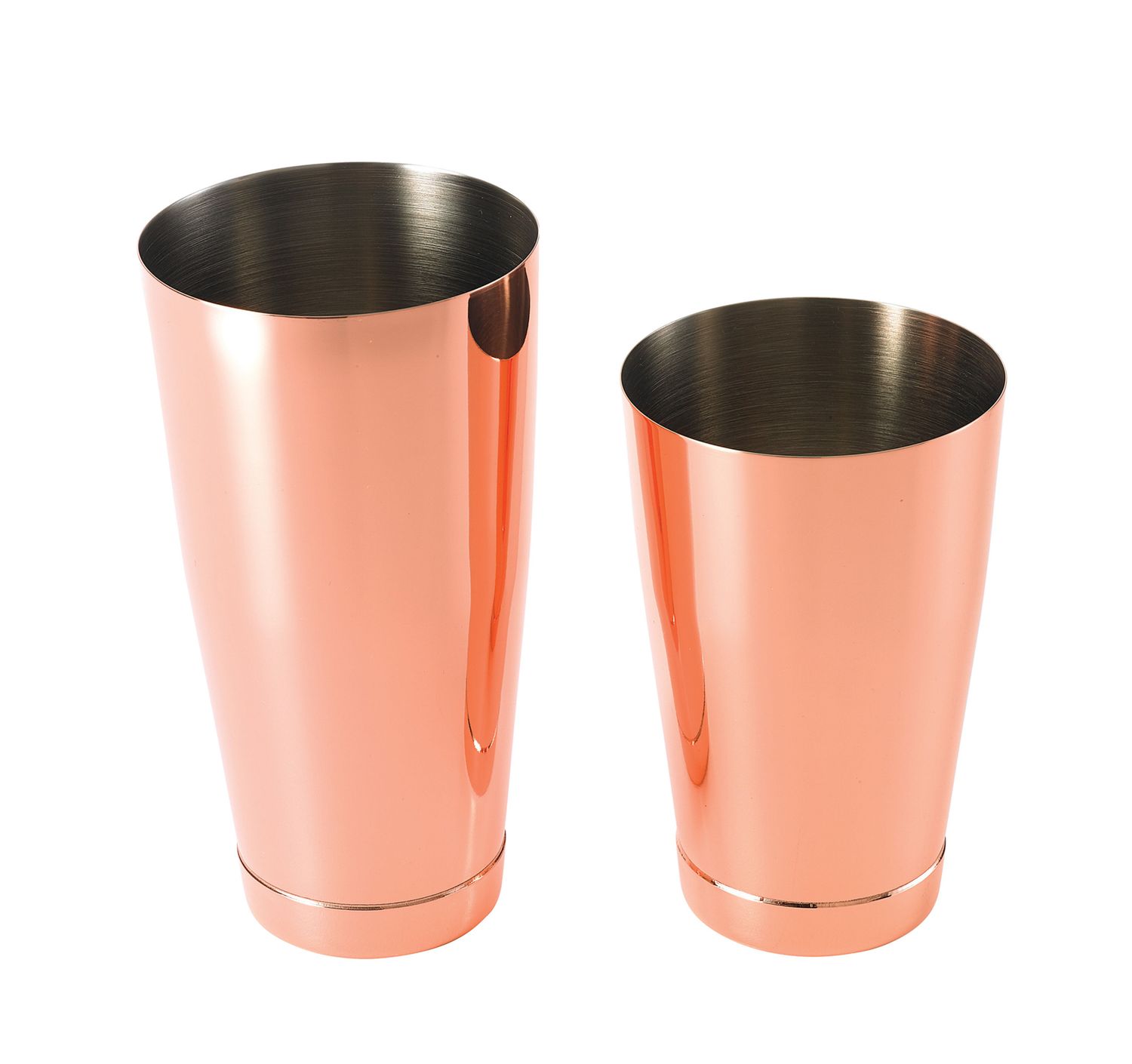 Shaker boston 2-częściowy typu Tin Tin 700/500ml miedź