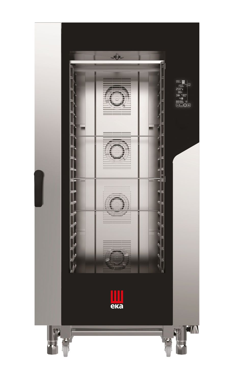 Konvektsioon-auruahi Millennial Black Mask Gastro, 20 × GN 1/1 – elektroonilise juhtimisega, elektriline, Tecnoeka, 400V/31000W, 930x1035x(H)1900mm