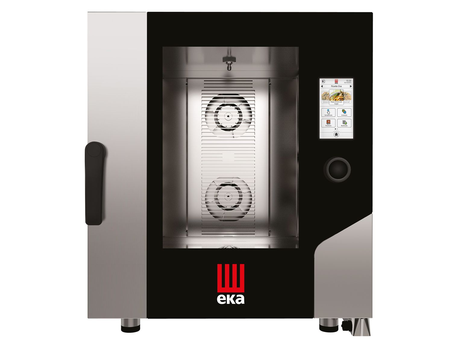Konvektsiooniauruahi koos boileriga Millenial Touch Screen Gastro 7x GN 1/1, elektriline, automaatse puhastussüsteemiga, Tecnoeka, 400V/15000W, 730x849x(H)850mm