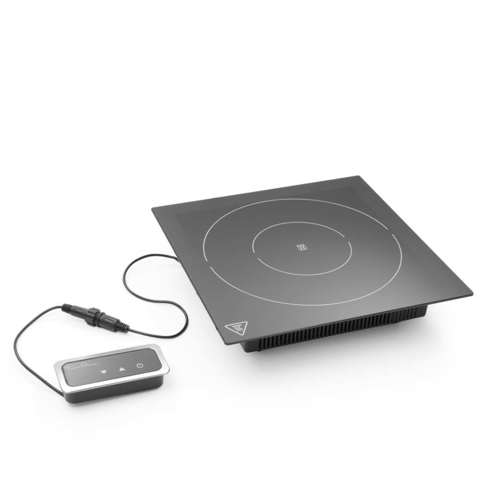 Sisseehitatud induktsioonkütteseade 1000 W, Fine Dine, Must, 230V/1000W, 350x397x(H)85mm - Image 3