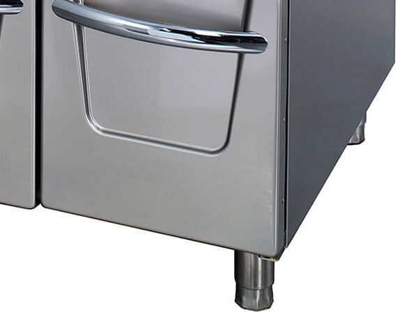 Premium fritüür - 2 x 22L - Gaas - topeltühikuga - äravoolukraaniga - 90cm sügavune - Image 4