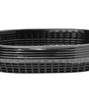 Ovaalne leivakorv, HENDI, Must, 6 tk., 272x175x(H)38mm