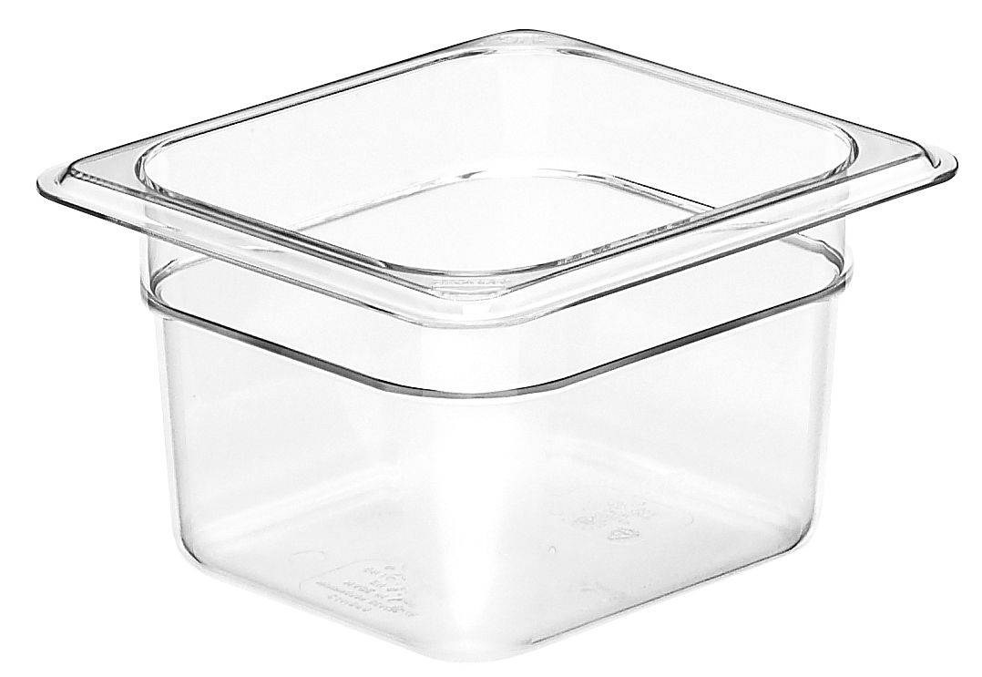 Polükarbonaadist konteiner Camwear GN 1/6, Cambro, GN 1/6, 1,5L, 162x176x(H)100mm