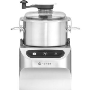 Elektriline kutter (köögikombain kausiga), HENDI, Profi Line, 5 kg, Hõbedane, 230V/800W, 377x350x(H)520mm