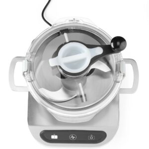 Elektriline kutter (köögikombain kausiga), HENDI, Profi Line, 8 kg, Hõbedane, 230V/800W, 377x350x(H)586mm