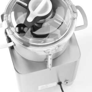 Elektriline kutter (köögikombain kausiga), HENDI, Profi Line, 8 kg, Hõbedane, 230V/800W, 377x350x(H)586mm