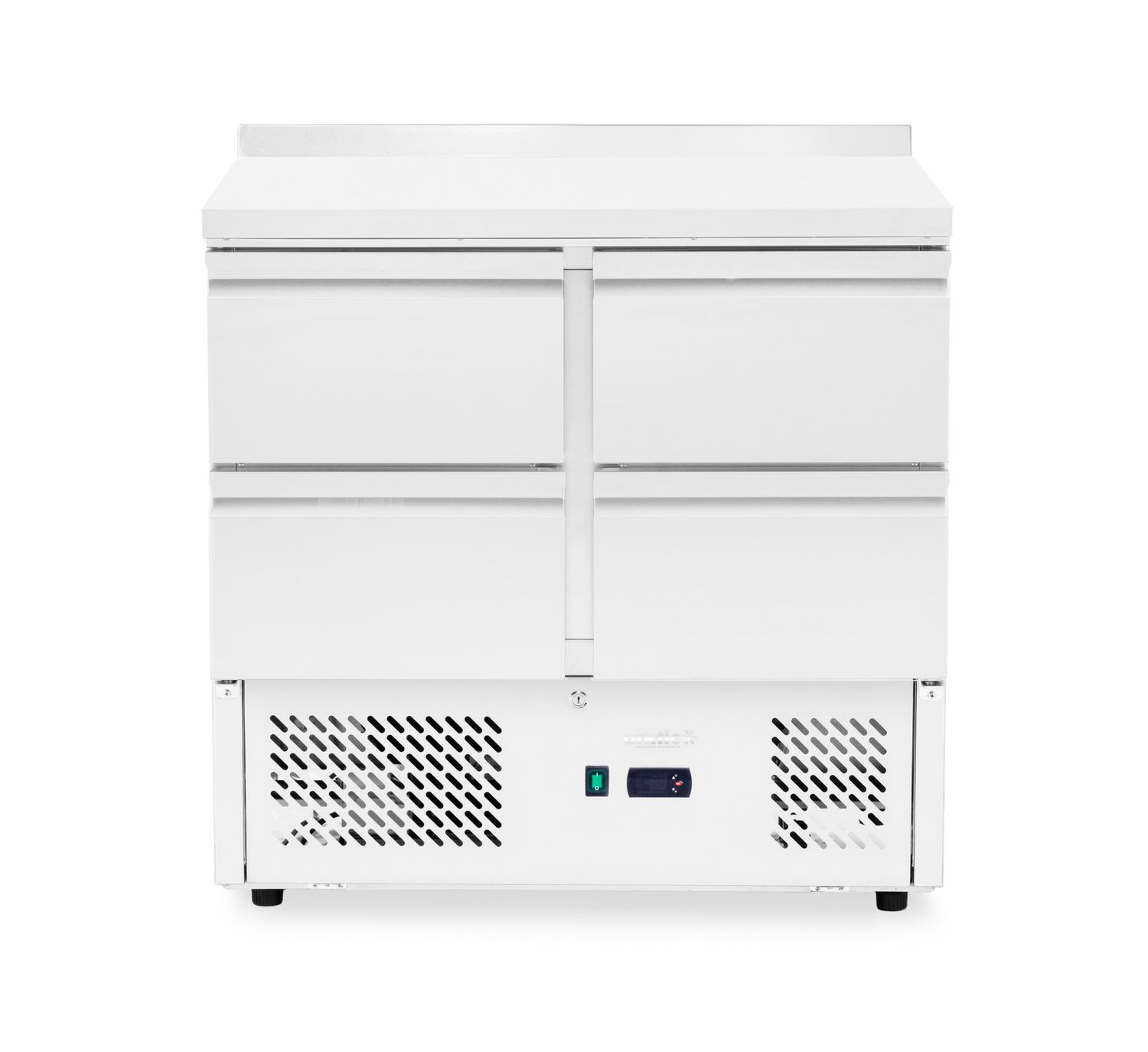 Jahutatud töölaud, 4 sahtliga, Arktic, 97L, Hõbedane, 230V/220W, 900x700x(H)908mm