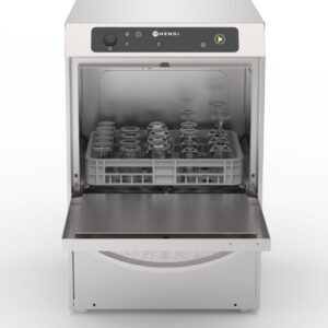 Dishwasher 35x35, electronic control, HENDI, Profi Line, Silver, 230V/2970W, 423x466x(H)639mm