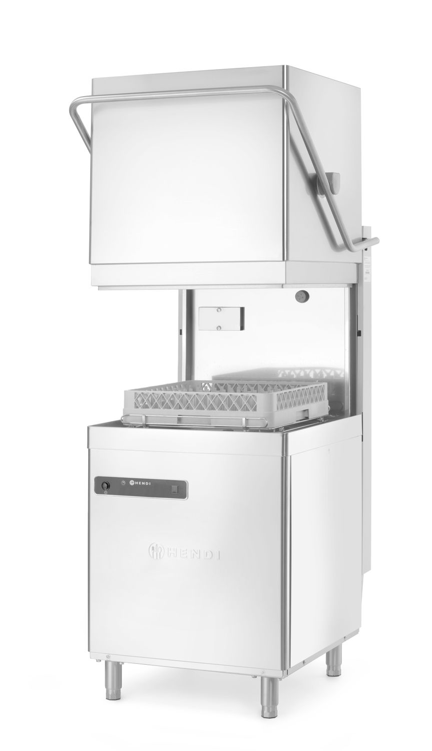 Pass-through dishwasher, electronic control, HENDI, Profi Line, Silver, 400V/6520W, 655x785x(H)1500mm