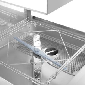 Pass-through dishwasher, electronic control, HENDI, Profi Line, Silver, 400V/6520W, 655x785x(H)1500mm