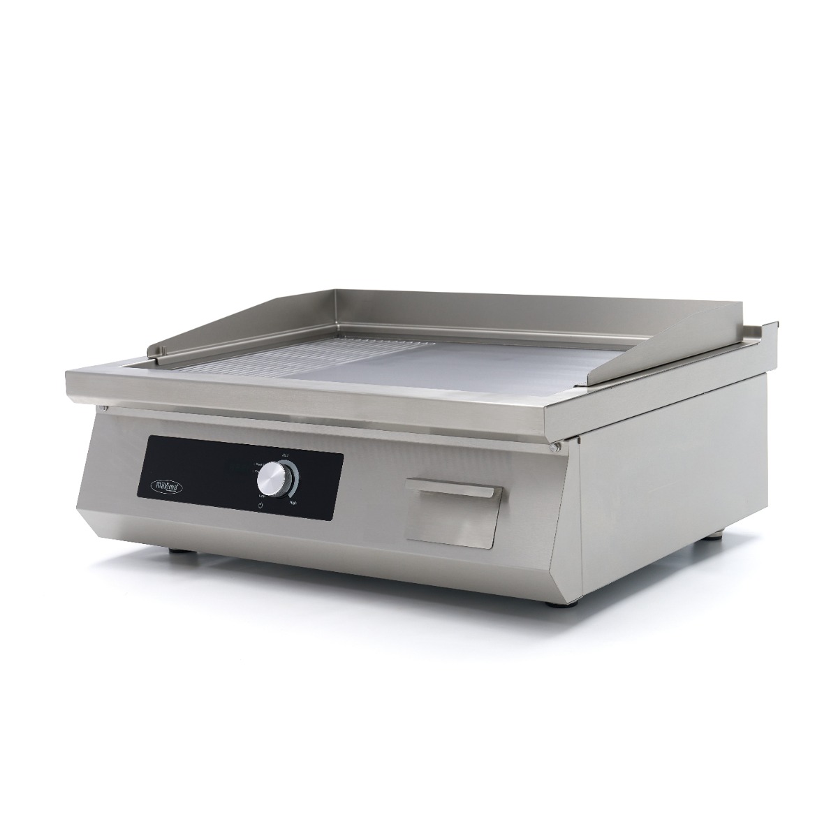 Induktsioon-grillplaat 700 - sile ja sooniline - 5 000 W - kahekordne