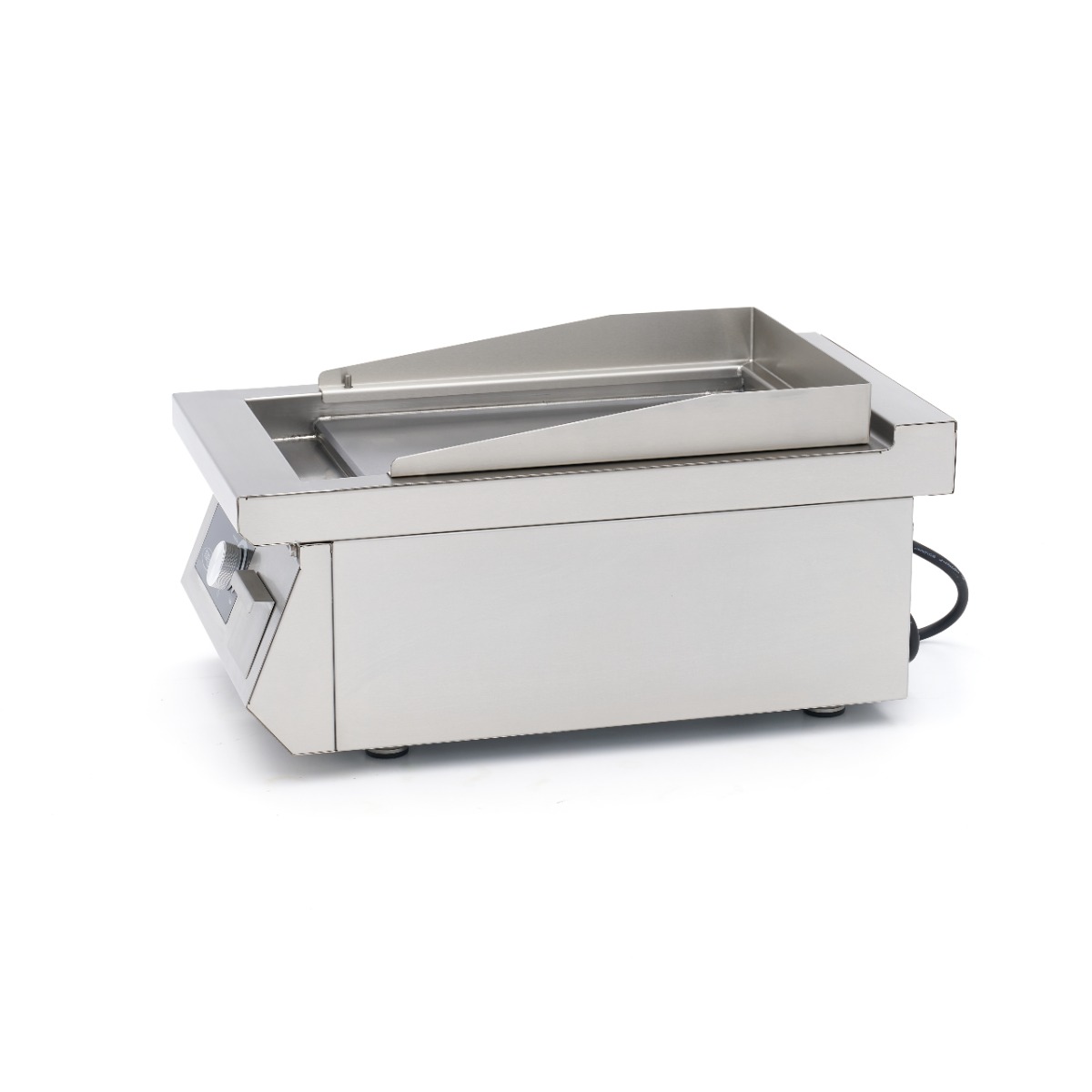 Induktsioon-grillplaat 700 - sile ja sooniline - 5 000 W - ühekordne - Pilt 5