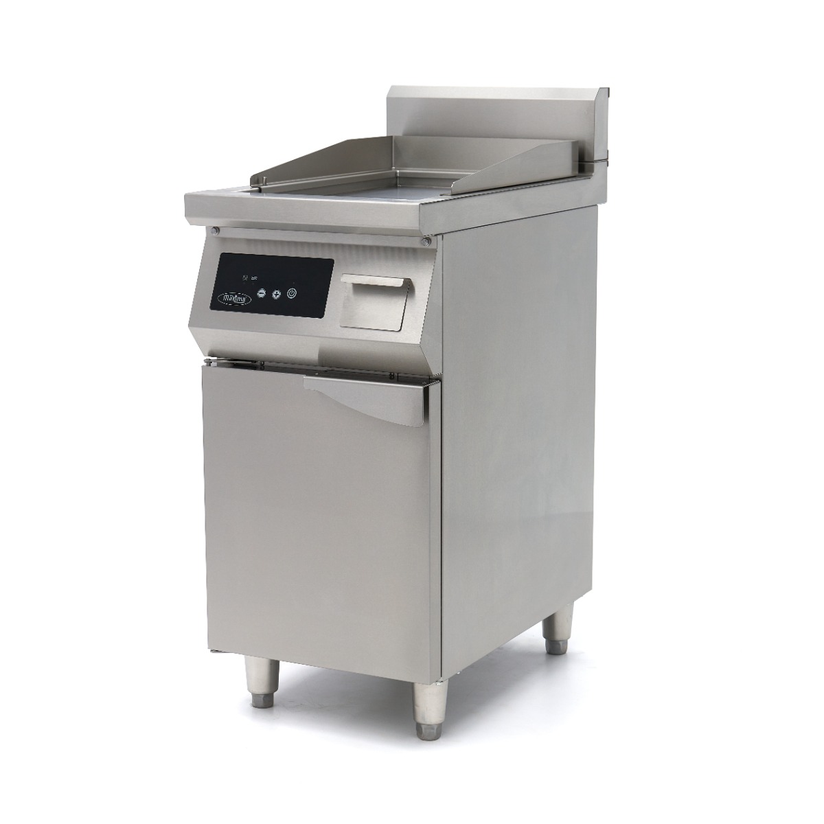 Induktsioon-grillplaat 700 – sile ja sooniline – 5 000 W – ühekordne – alusega