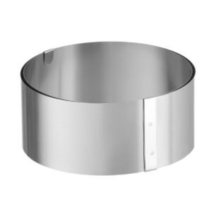Reguleeritav koogirõngas, HENDI, Hõbedane, ⌀320x(H)70mm, Ümar