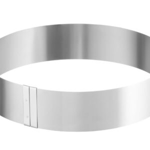 Reguleeritav koogirõngas, HENDI, Hõbedane, ⌀320x(H)70mm, Ümar