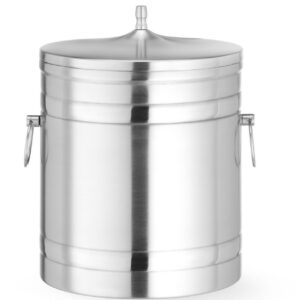 Topeltseinaga jääanum, BarUp, 5L, Hõbedane, ⌀200x(H)230mm