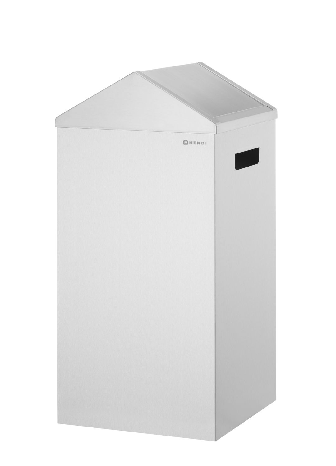 Prügikast, HENDI, 60L, Hõbedane, 350x350x(H)600mm
