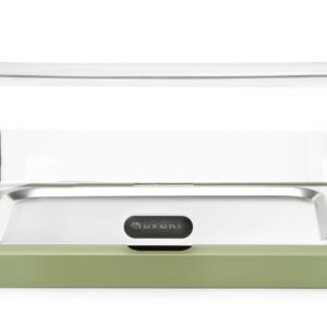 Rullkaanega jahevitriin Duo UNIQ, HENDI, designed by Robert Bronwasser, Ühekordne, Roheline, 460x355x(H)220mm, Ristkülikukujuline