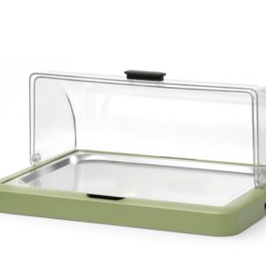 Rullkaanega jahevitriin Duo UNIQ, HENDI, designed by Robert Bronwasser, Ühekordne, Roheline, 460x355x(H)220mm, Ristkülikukujuline