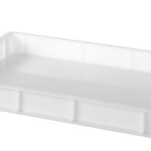 Pitsataigna säilituskast 600x400, AmerBox, Profi Line, Valge, 600x400x(H)70mm, Ristkülikukujuline