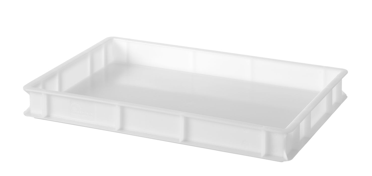 Pitsataigna säilituskast 600x400, AmerBox, Profi Line, Valge, 600x400x(H)70mm, Ristkülikukujuline