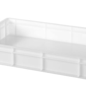 Pitsataigna säilituskast 600x400, AmerBox, Profi Line, Valge, 600x400x(H)100mm, Ristkülikukujuline