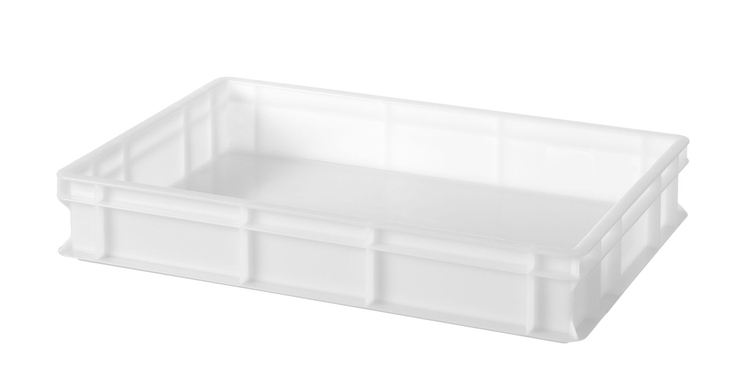 Pitsataigna säilituskast 600x400, AmerBox, Profi Line, Valge, 600x400x(H)100mm, Ristkülikukujuline