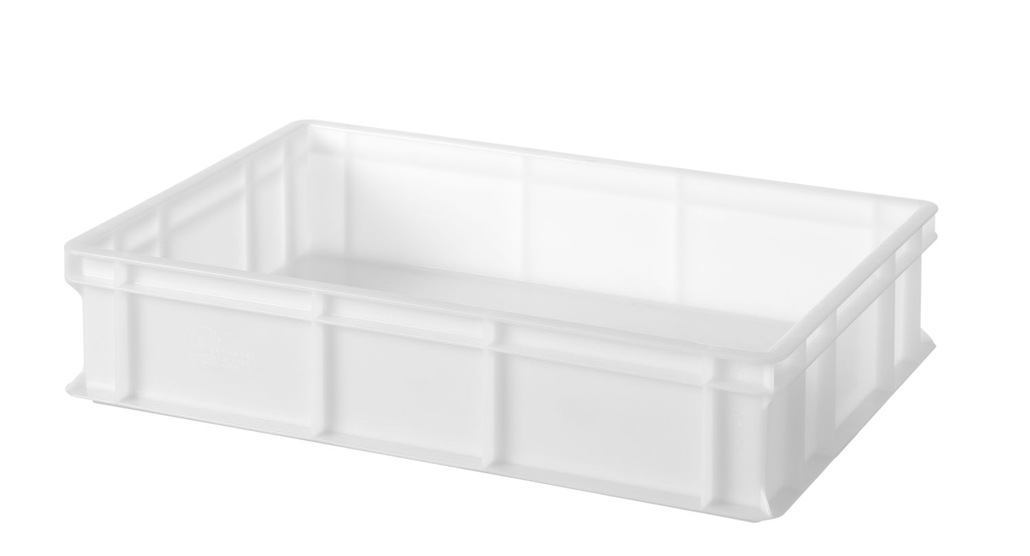 Pitsataigna säilituskast 600x400, AmerBox, Profi Line, Valge, 600x400x(H)130mm, Ristkülikukujuline