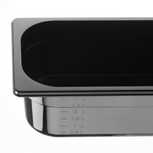 GN 1/3 konteiner COOL, HENDI, COOL, GN 1/3, 3,8L, Must, 325x176x(H)100mm