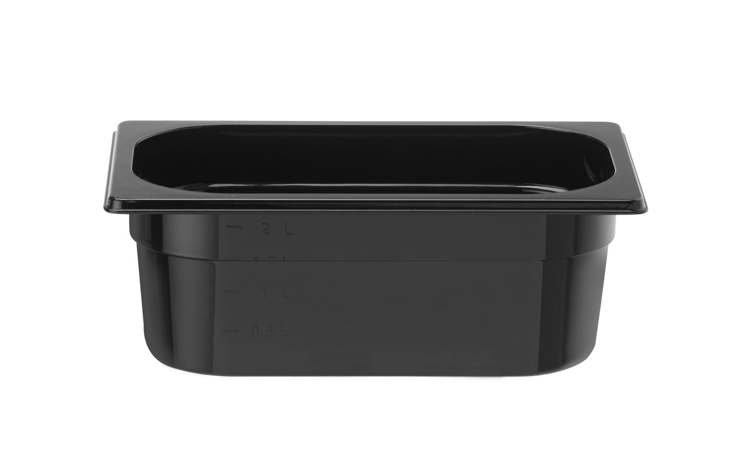GN 1/4 konteiner COOL, HENDI, COOL, GN 1/4, 2,6L, Must, 265x163x(H)100mm