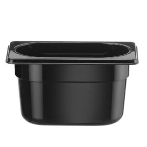 GN 1/9 konteiner COOL, HENDI, COOL, GN 1/9, 0,9L, Must, 108x176x(H)100mm