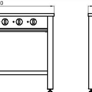 Elektripliit Ecente EVM-6